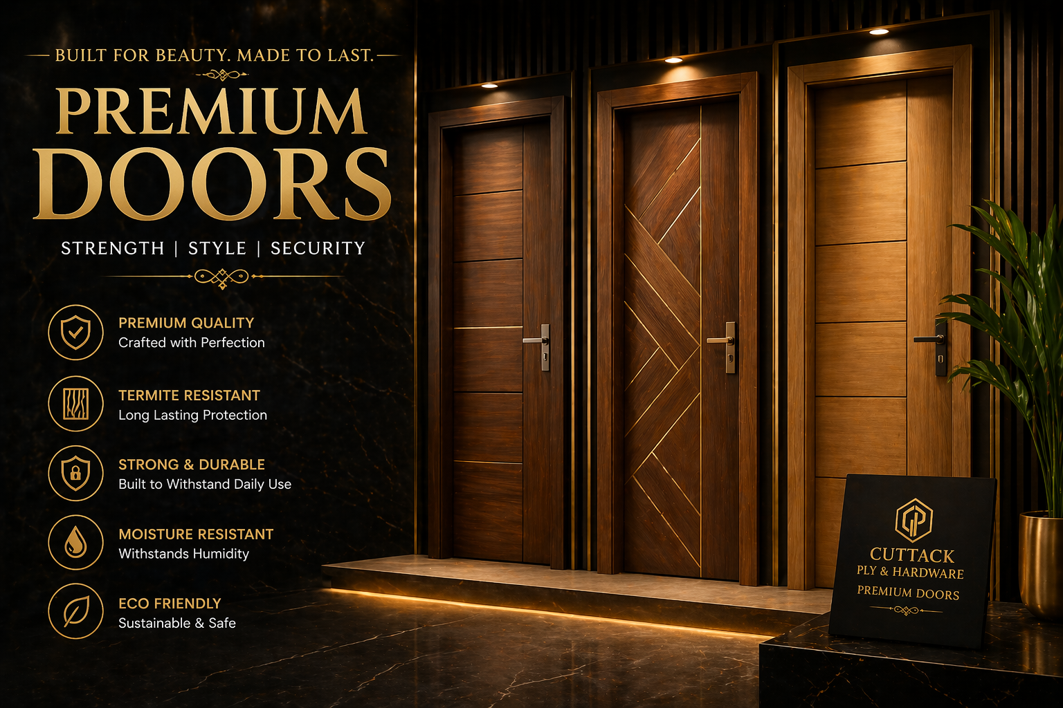Premium flush doors