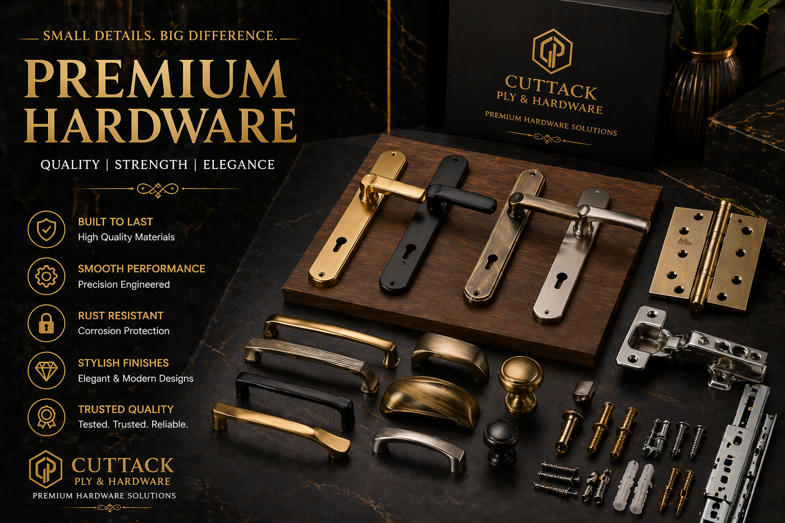 Premium hardware fittings